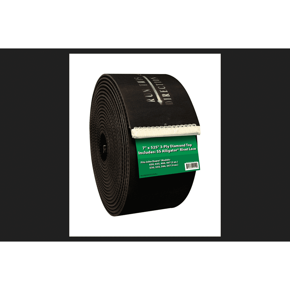 Apache Baler Belt 7 in. W x 525 in. L For Hay Baler Ribbed Walmart