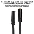 thumbnail image 3 of 3.5mm Gold Plated Two-way Concersion Pure Copper Shell XLR Plug Camera Audio Cable, Durable Mini XLR Audio Cable, for SLR Camera Wireless Microphone 0., 3 of 7