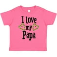 thumbnail image 3 of Inktastic I Love My Papa Hearts Boys or Girls Toddler T-Shirt, 3 of 5