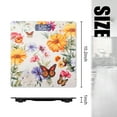 thumbnail image 2 of Bathroom Scale, Highly Accurate Digital Body Scale,Precisely Measures Weight up to 400 lbs-Beautiful Summer Flowers And Butterflies On White Background, 2 of 4