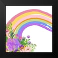 thumbnail image 2 of Bailey, Ann 12x12 Black Modern Framed Museum Art Print Titled - Over the Rainbow 1, 2 of 5