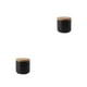 thumbnail image 2 of Bewildely Tarro de almacenamiento de cerámica multifuncional, amplia aplicación, antideslizante, práctico y duradero, negro, pequeño negro pequeño 2Conjunto, 2 of 6