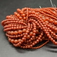 thumbnail image 2 of K-KED Red Agate Gemstone Round Beads - 6mm, 8mm, 10mm, 12mm 15"-8 mm, 2 of 7