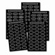 thumbnail image 1 of 5 uds etiquetas de pizarra rusas con rotulador pizarra tarro de mermelada etiquetas de botella pizarra pegatinas de especias reutilizables LingWen 8390605736605, 1 of 1