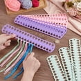 thumbnail image 4 of 9Pcs Embroidery Thread Organizer Cards 3 Colors Plastic Floss Bobbin 37 Positions Stitch Per Bobbin, 4 of 7