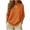 Orange, variant on Chiccall Sweaters for Women Womens V-Neck Long Sleeve Knit Sweater Casual Soft Knitted Pullover Top Beige 2XL