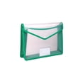 thumbnail image 2 of Homekingdee A4 Plastic Document Pouch with Reinforced Edges - Transparent Snap-Closure Waterproof and Dirtproof File Bag for Office Documents Organization, 2 of 6