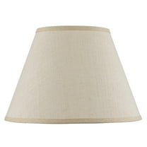 Cal Lighting 8111 Shades 11.5" Hardback Fabric Lamp Shade in Burlap Beige