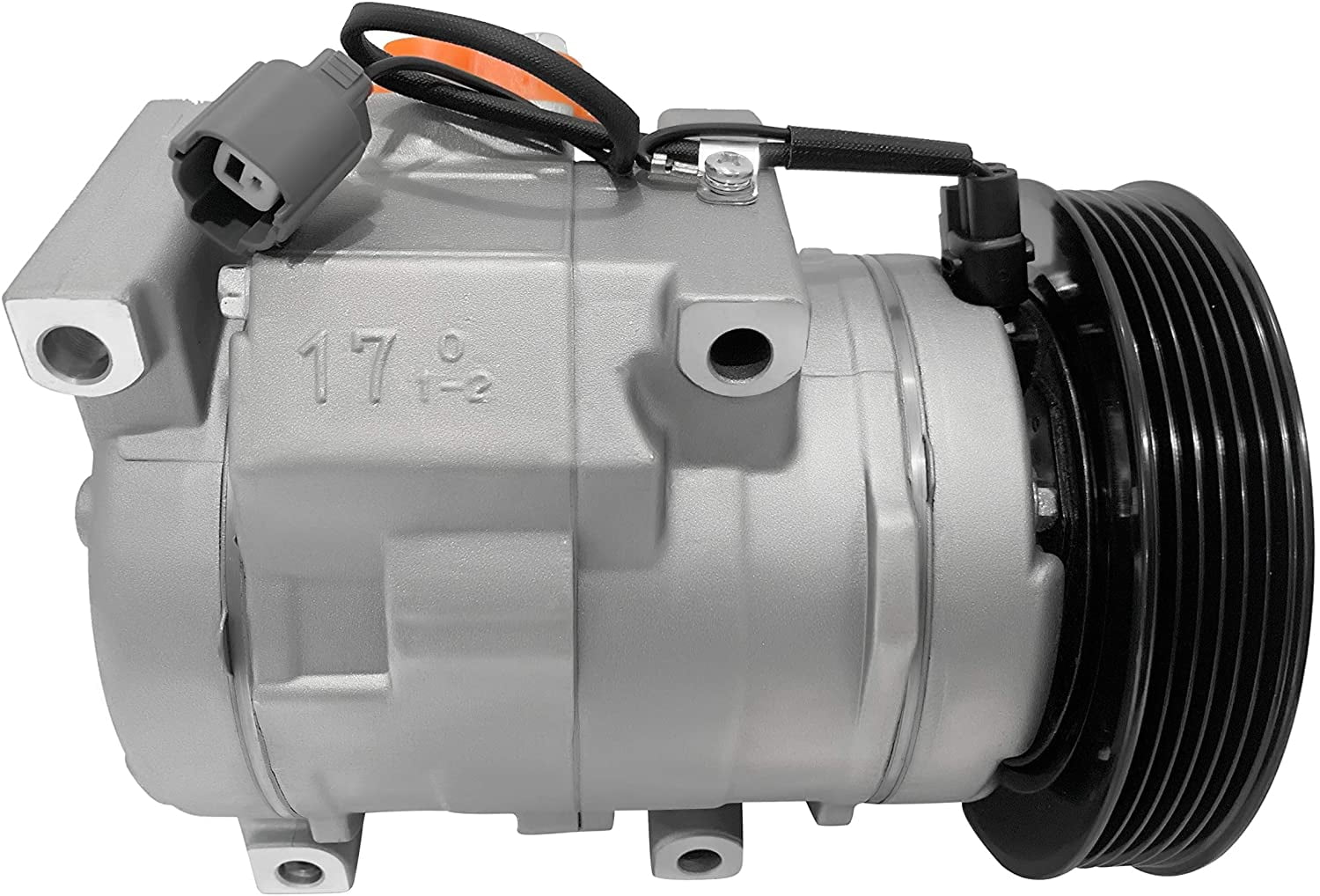 RYC New AC Compressor and AC Clutch IH327 (Fits Honda Accord 3.0L 2003, 2004, 2005, 2006, 2007; Fits Acura TL 3.2L, 3.5L 2004, 2005, 2006, 2007, 2008)