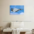 thumbnail image 2 of Elephant Stock F-15 Military Aircraft Wall Art - Horizontal Canvas Wall Art - Living Room Wall Decor - Military Canvas - Blue And Gray Decor - 30" x 20", 2 of 8