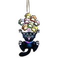 thumbnail image 1 of Adornos navideños de gato negro - Adorno colgante para árbol de Navidad - Adornos navideños 2023, 1 of 5