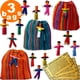 thumbnail image 1 of 5ô2 3 Bags with Worry Dolls from Guatemala 6 Super Cute Little worry doll in Each Bag - Guatemala Dolls - Mayan - Trouble - Anxiety - Worry People, 1 of 5