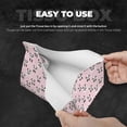 thumbnail image 5 of Lsque Cute Kawaii Panda Printed Long Tissue Box Cover Holder, Facial Paper Organizer Dispenser,Triangle with Bottom Belt, PVC Leather Decorative Organizer, 5 of 9