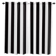 thumbnail image 2 of Black White Stripes Curtains for Living Room Bedroom Curtains Kitchen Curtains for the Kids Room Window Treatments Drapes, 2 of 6
