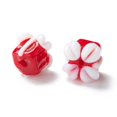 thumbnail image 2 of Handmade Lampwork Beads Gift Box for Christmas Red 10~13x11~13x11~13mm Hole: 2~3mm, 2 of 3