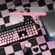 thumbnail image 4 of New Gradient V96 Wireless Membrane Keyboard Frost Green/Jelly Bean/Blackberry Punk Mechanical Feel Silent Keyboard and Mouse Set,樱花粉-无线键盘 鼠标, 4 of 39