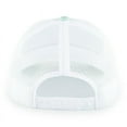 thumbnail image 3 of Blank and Custom Outdoor Cap OC770L Low Pro Ladies Trucker, Plastic Snap Closure-Heathered Mint/White, 3 of 4