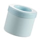 thumbnail image 2 of Molde para cubitos de hielo, bandejas de hielo con tapa, cubo de hielo de silicona grande, máquina para hacer cubitos de hielo redondos para cócteles congelados, más azul cielo, 2 of 12