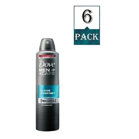 DOVE SPRAY AP-DEO MEN CLEAN COMFORT 250 ML (Pack of (Best Deo Spray For Man)