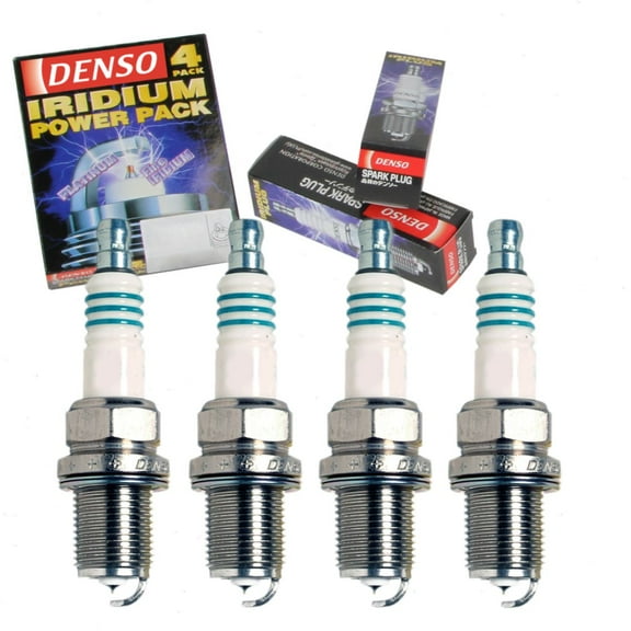 4 pc DENSO Iridium Power Spark Plugs compatible with Toyota RAV4 2.0L 2.4L L4 1996-2008