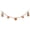 Coffee, variant on Wooden Beaded Garland with Tassel Bunting Wall Hanging Tassels Banner Nursery Decor Room Bedroom Baby Shower Party Wedding Decorations
