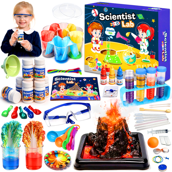 Caunedy Science Experiment Kit for Kids,Educational Science Toys Gifts for Boys & Girls Ages 6-12
