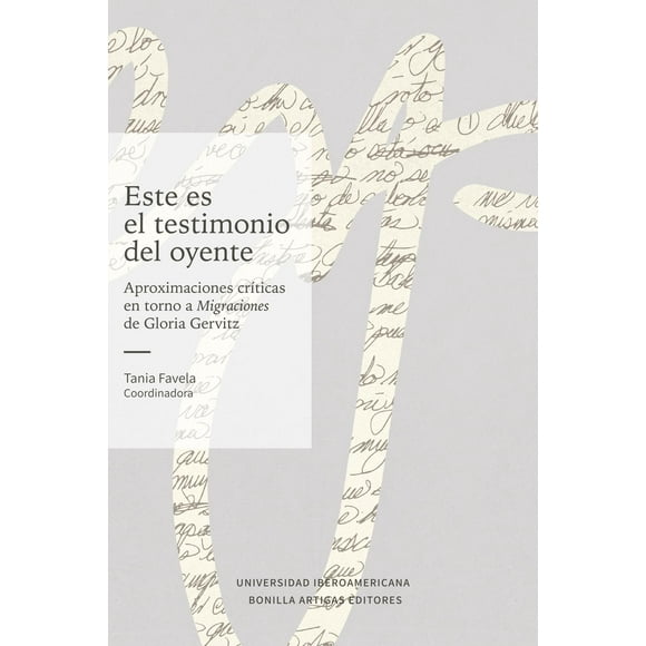 Libro Este Es El Testimonio Del Oyente Tapa Blanda, Autor Tania Favela, Editorial Bonilla Artigas Editores