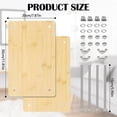 thumbnail image 3 of Wooden Book Press, 30 x 20 cm Book Press, Multifunctional Manual Sturdy Bookbinding Tool, Practical Bookbinding Accessories, DIY Bookbinding Labels, Wood Shape Factor, Upholstery Press for Home, 3 of 9
