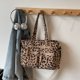 thumbnail image 5 of Bolso Axila Hombro Pana Leopardo para Mujer (Caqui), 5 of 9