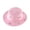 Pink, variant on Modern Flat Top Hat Rhinestones Studs Derby Hat Unisex Fashion Headwear