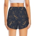 thumbnail image 2 of Lsque Tropical Butterfly Printed Women's Running Shorts with Liner Pockets,Elastic Quick Dry Workout Athletic Gym Yoga Shorts,Womens High Waist Shorts-Large, 2 of 9