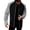 Black, variant on Men's Waffle Jacket Color Block Zipper Cardigan Jacket Turtleneck Raglan Sleeve Sweatshirt Lightweight Soft Sports Coat,Black M