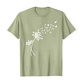 thumbnail image 1 of Nouveaux et Tendances T-Shirts Graphiques Uooqdmx pour Femmes, Hauts Floraux pour Femmes, Mode Plage pour Femmes, Mignons Col Rond Tournesol Graphique Décontracté Imprimé, Hauts de Printemps pour Femmes 2025, Vert Menthe TG, 1 of 3