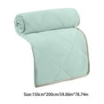 thumbnail image 3 of Mecorevxz Soy Fiber Refrigeration Quilt Cool Quilt Washed Quilt Core Machine Washable Thin Quilt,Blue, 3 of 9