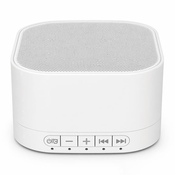 Magicteam White Noise Machine with 20 Non Looping Natural Soothing Sounds and Memory Function 32 Levels of Volume Powered by AC or USB and Sleep Sound Timer Therapy