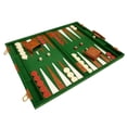 thumbnail image 2 of Middleton Games 18-inch Deluxe Backgammon Set - Medium - Green Velour, 2 of 11