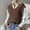Brown, variant on Women's Solid Color Sweater Vest Loose V Neck Cute Sleeveless Knitted Casual Pullover Tops Outerwear Sweater Vest Plaid Crop Tops Vest V Neck Sweater Vest for Women Sweater Vest Big And Tall Tan