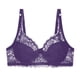 thumbnail image 3 of HongQid 3pcs Womens Underwire Bra Comfort Push Up Bras Buttery Soft Wired Bralette Full Coverage Sport Everyday Bra, 3 of 4
