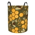 thumbnail image 2 of Daiia bees And Honeycombs Laundry Hamper With Handles Large Storage Basket/Toy Organizer/Dirty Clothes Collapsible Waterproof For College Dorms, Bedroom,Bathroom, 2 of 8
