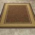 thumbnail image 2 of Ottomanson Contemporary Bordered Design Modern Area Rug, 5'3" W X 6'6" L, Choclate, 2 of 6