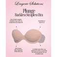 thumbnail image 6 of Fashion Forms Women's Plunge Backless Strapless Bra Nude, 6 of 7
