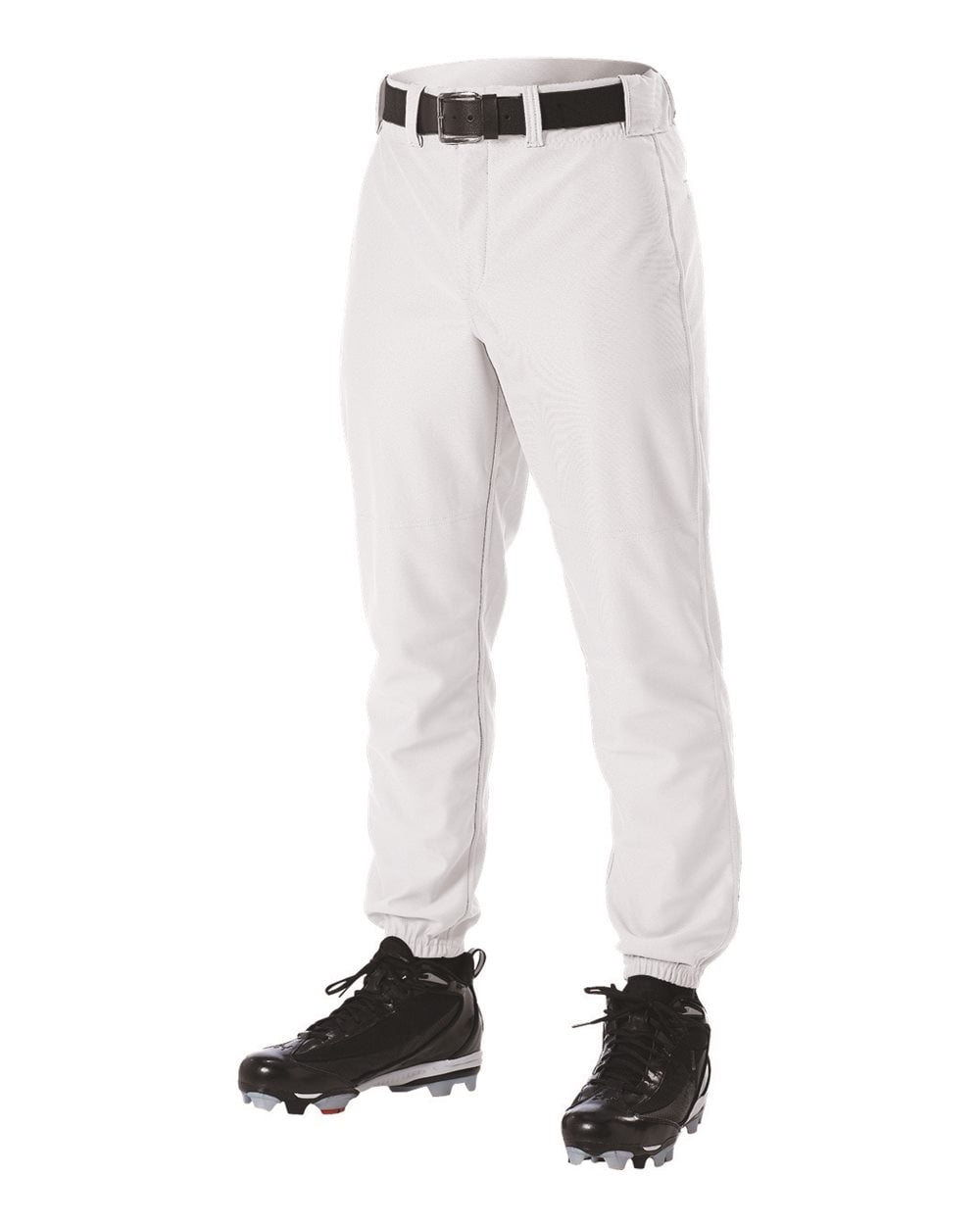 Belted Waist Baseball Pant AdultAdult or YouthAdult,ColorWhite