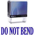 thumbnail image 1 of DO NOT BEND Self Inking Rubber Stamp Small Blue Ink Office Stock Stamp Colop Stamper, 1 of 1