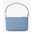 thumbnail image 2 of Michael Kors Women's Jet Set Small Signature Logo Convertible Wristlet Pouch (Light Sky), 2 of 5