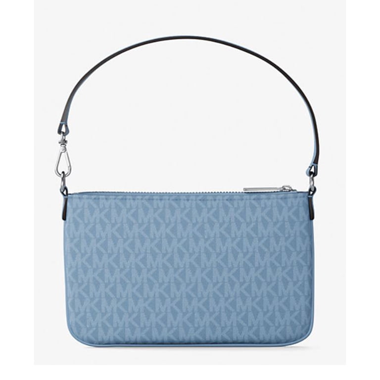 Michael Kors Women's Jet Set Small Signature Logo Convertible