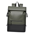 thumbnail image 3 of Mochila para portátil duradera, de gran capacidad, portátil, ideal para viajes de negocios y acampada. Verde, 3 of 9