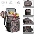 thumbnail image 5 of Spring Floral and Bee Boho Design Cooler Backpack - 20L Leakproof & Durable, Great for Beach and Camping, 5 of 6