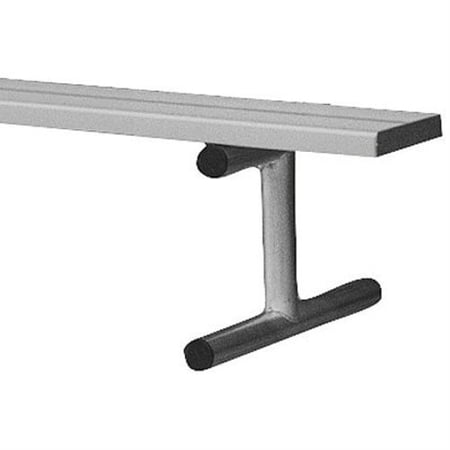 Athletic Connection 15 Red Permanent Bench With Back BEPD15CR