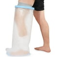 thumbnail image 1 of FrostHike Extra Large Shower Foot Protector, Waterproof Adult Leg Cast Covers with Non-Slip Padding Bottom, Keep Cast Dry Protection, 1 of 5