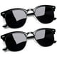 thumbnail image 1 of Gafas de Sol Joopin Semi Sin Montura con Armazón de Cuerno Negro Polarizadas UV, 1 of 6